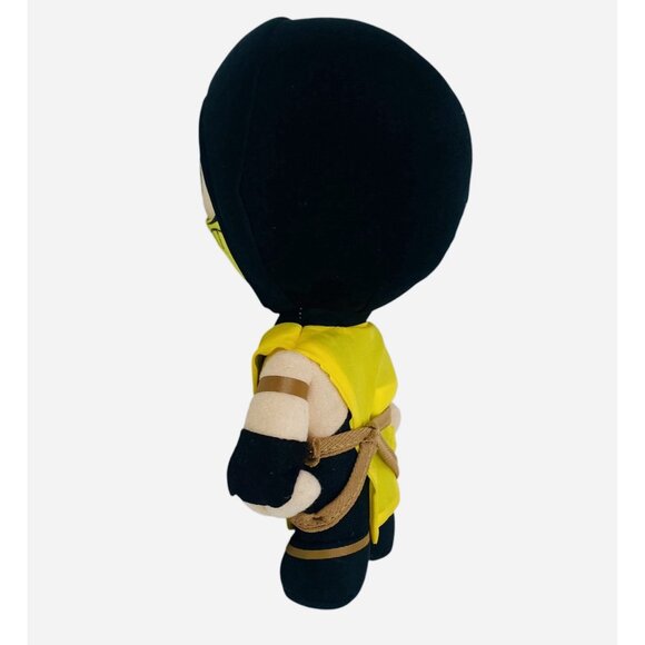 2015 Mortal Kombat X Mezco Toyz Warner Brothers 8" Scorpion Plush Soft Toy Doll - Picture 4 of 12